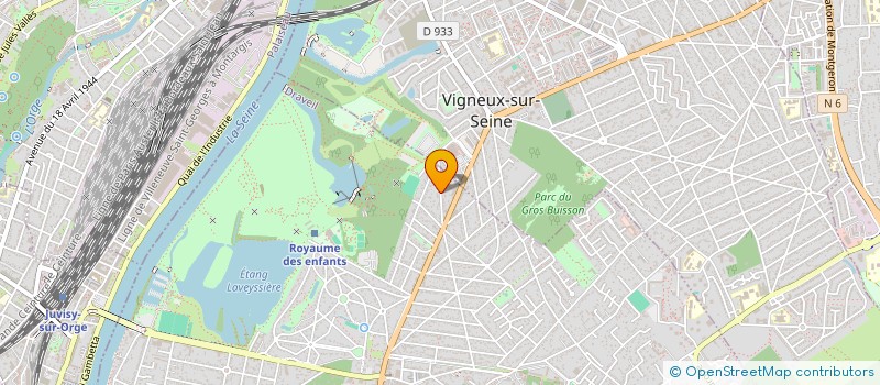 localisation de l'entreprise MADAME WHITNEY KABILE à DRAVEIL