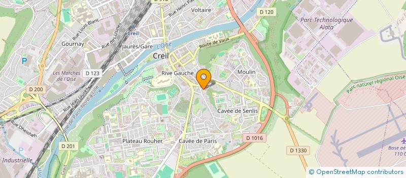 localisation de l'entreprise MADAME WHITNEY KAYILA  CREIL