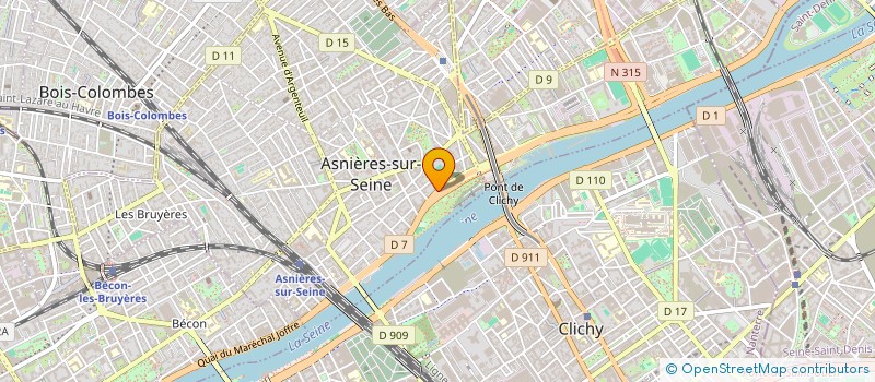 localisation de l'entreprise MADAME WIAAM SAIFAOUI  ASNIERES-SUR-SEINE