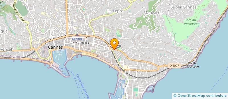 localisation de l'entreprise MADAME WIAM BOUAZIZ à CANNES