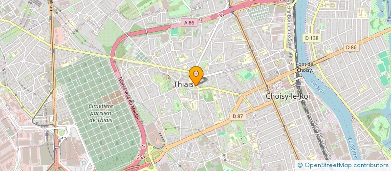 localisation de l'entreprise MADAME WIAM EL-MAJATY  THIAIS