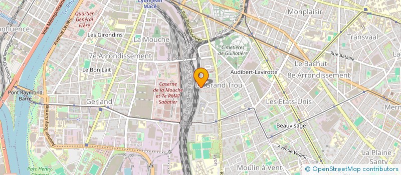 localisation de l'entreprise MADAME WIAM YACOUBI  LYON