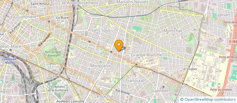 localisation de l'entreprise MADAME WIAME BOUCHEQIF  LYON