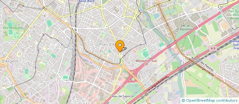 localisation de l'entreprise MADAME WICTORIA ORYSIAK à FRONTIGNAN