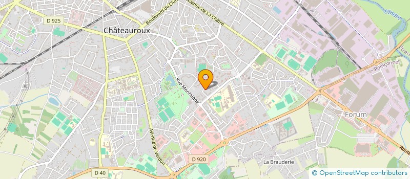 localisation de l'entreprise MADAME WIDAD BELKHEIRI à CHATEAUROUX