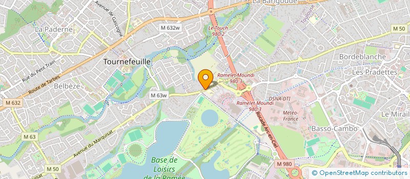 localisation de l'entreprise MADAME WIDAD CHEMSSI à TOURNEFEUILLE
