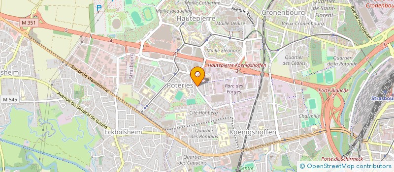 localisation de l'entreprise MADAME WIDAD MEBARKI à STRASBOURG