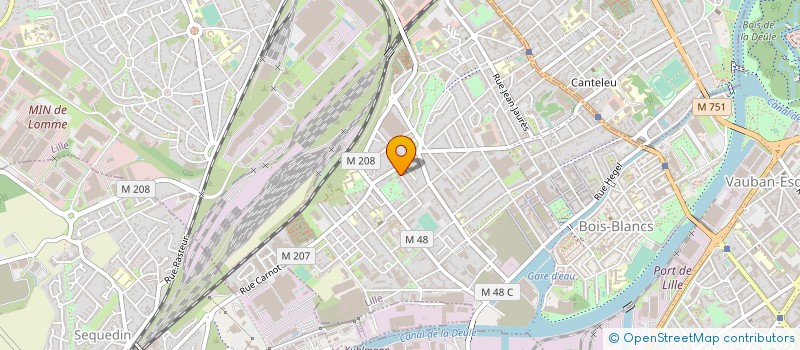 localisation de l'entreprise MADAME WIDDADE BROCHE à LILLE