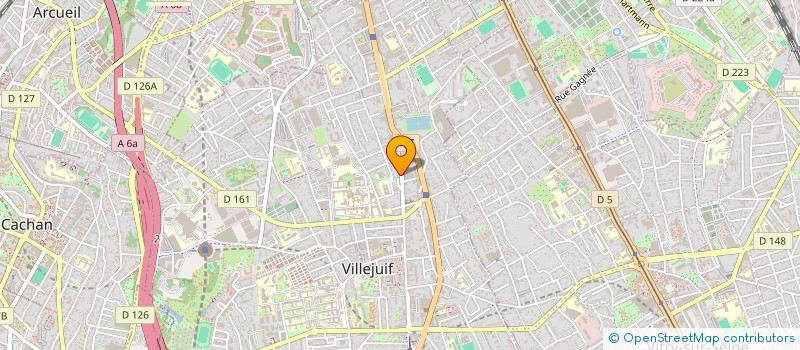 localisation de l'entreprise MADAME WIDED BALGHOUTHI  VILLEJUIF