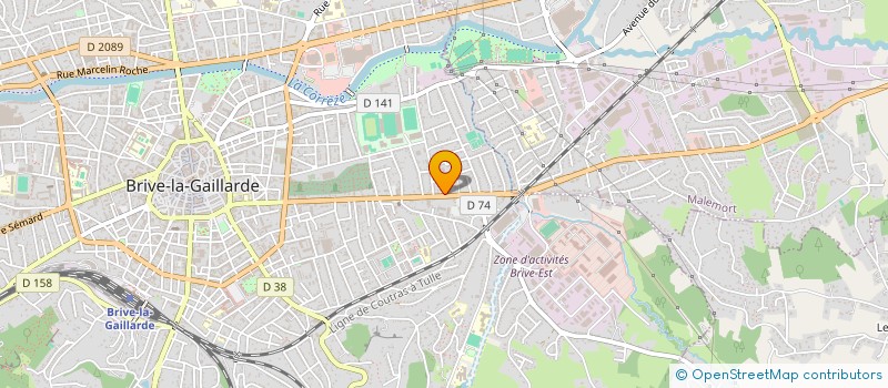 localisation de l'entreprise MADAME WIDED BEMRI  BRIVE-LA-GAILLARDE