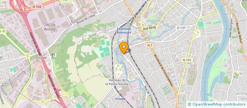 localisation de l'entreprise MADAME WIDED BEN YAHIA à CORBEIL-ESSONNES