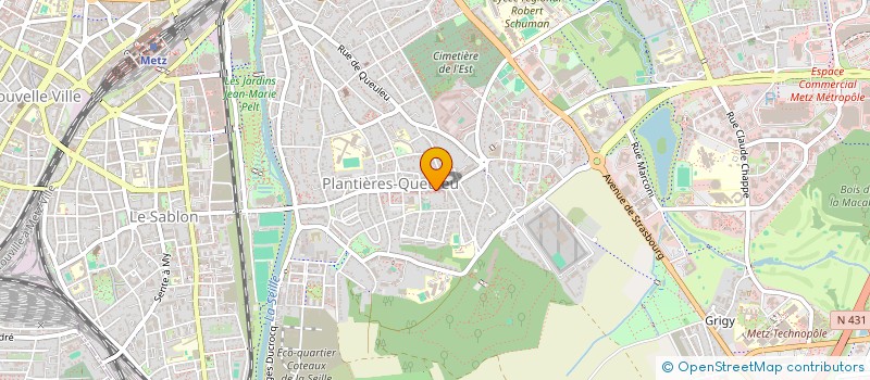 localisation de l'entreprise MADAME WIDED DAHMAN  METZ