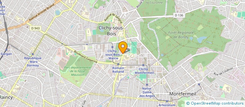 localisation de l'entreprise MADAME WIDIANE KHALID à CLICHY-SOUS-BOIS