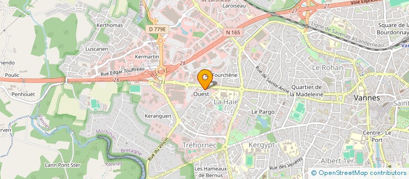 localisation de l'entreprise MADAME WIEBKE PETERS à VANNES