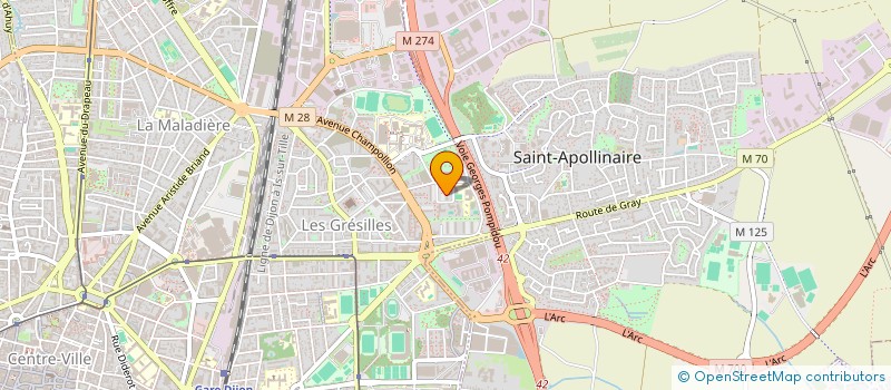 localisation de l'entreprise MADAME WIEM AMMAR  DIJON