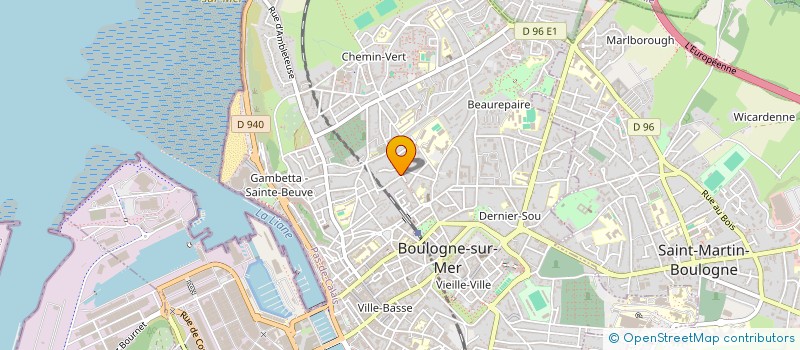 localisation de l'entreprise MADAME WIEM DAKHIA  BOULOGNE-SUR-MER