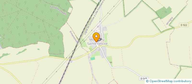 localisation de l'entreprise MADAME WIESLAWA SZNAJDER  MONTAGNY-SAINTE-FELICITE