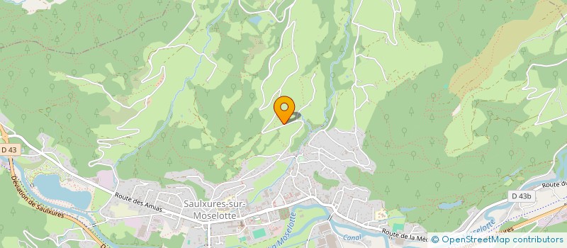 localisation de l'entreprise MADAME WIETSKE LEFFERINGA  SAULXURES-SUR-MOSELOTTE