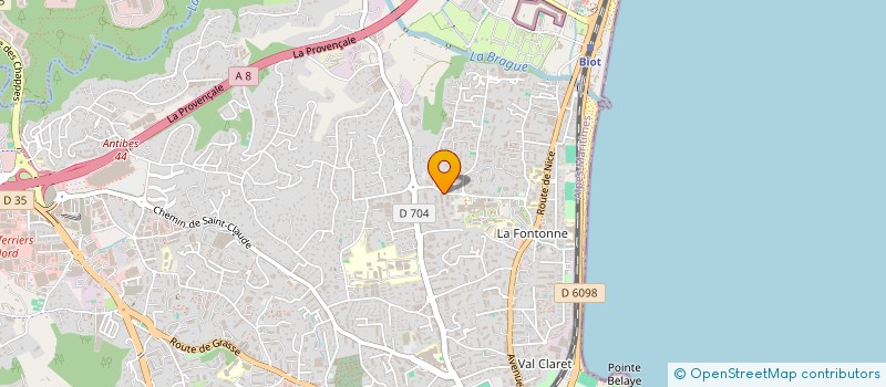 localisation de l'entreprise MADAME WIHEM HOUIMEL  ANTIBES