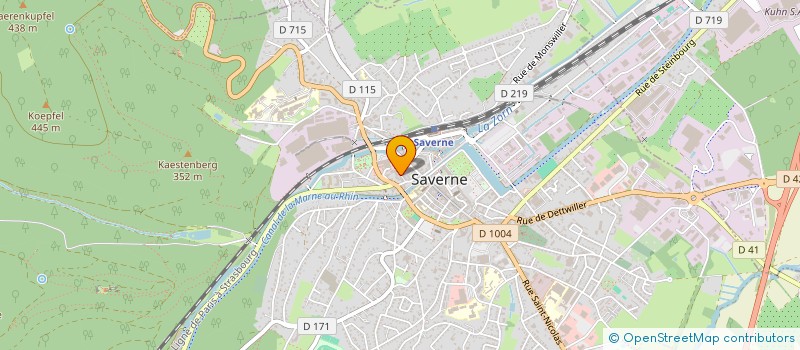localisation de l'entreprise MADAME WIKTORIA GIERA à SAVERNE
