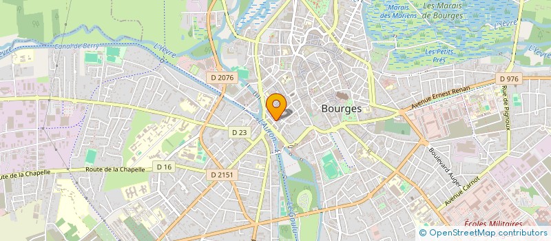 localisation de l'entreprise MADAME WIKTORIA RESZKA  BOURGES