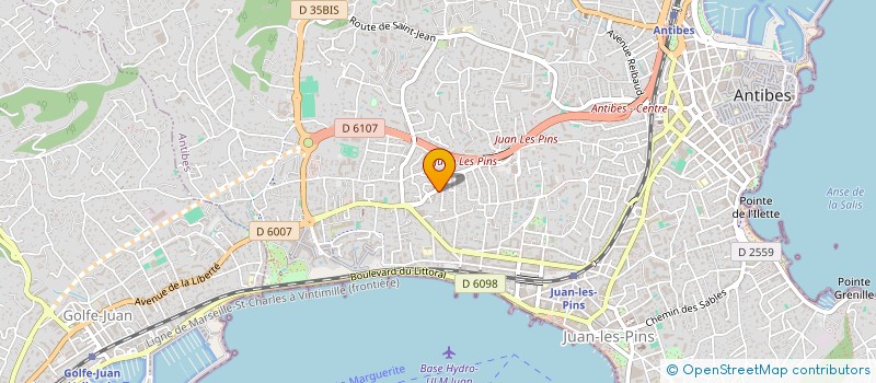 localisation de l'entreprise MADAME WILAISIN POOSENAM à ANTIBES