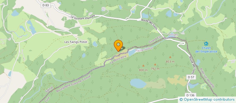 localisation de l'entreprise MADAME WILHELMINA VERDONSCHOT  GIRMONT-VAL-D'AJOL