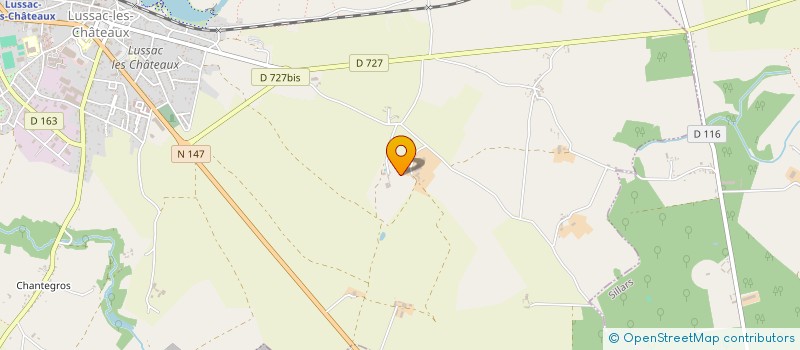 localisation de l'entreprise MADAME WILHEMINA VAN DE SANDE  LUSSAC-LES-CHATEAUX