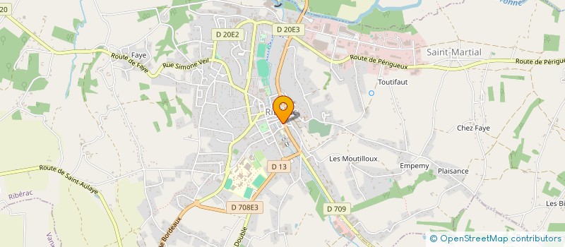 localisation de l'entreprise MADAME WILLEMIJN STOK à RIBERAC