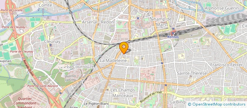 localisation de l'entreprise MADAME WILLIAM DEBROCK  RENNES