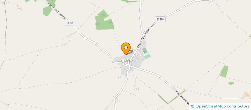localisation de l'entreprise MADAME WILLIAMWILLIAM PACALETPACALET  CIVRAY