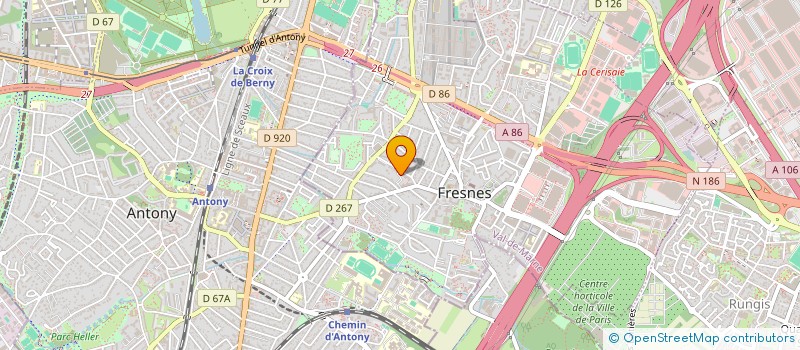 localisation de l'entreprise MADAME WILLIANA BEMBA  FRESNES