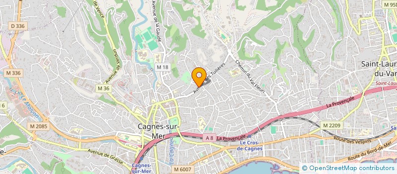 localisation de l'entreprise MADAME WILMA RANDAZZO à CAGNES-SUR-MER