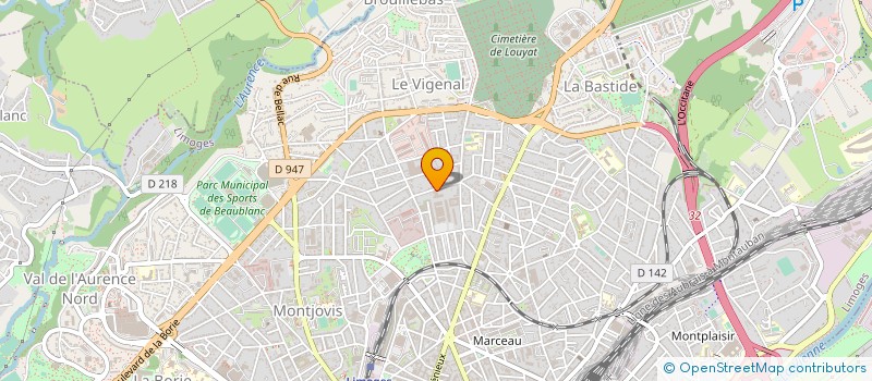 localisation de l'entreprise MADAME WINA ISSO SHAMSYA ISSA à LIMOGES