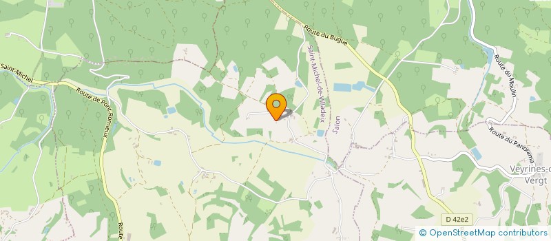 localisation de l'entreprise MADAME WINDY DEBROUST  SAINT-MICHEL-DE-VILLADEIX