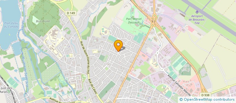 localisation de l'entreprise MADAME WINDY HOUILLON  BEAUVAIS