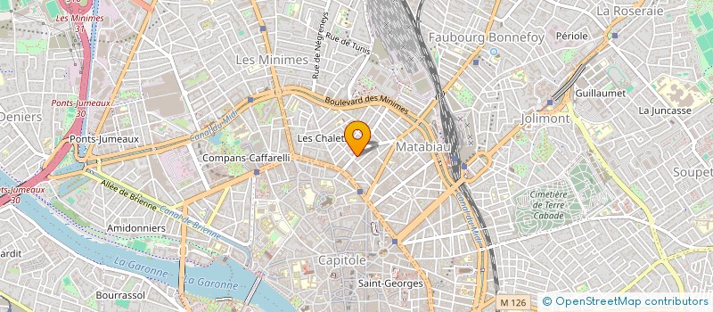 localisation de l'entreprise MADAME WINDY MARELLA GEORGES  TOULOUSE