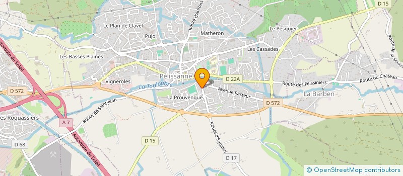 localisation de l'entreprise MADAME WINDY PADOVANI  PELISSANNE