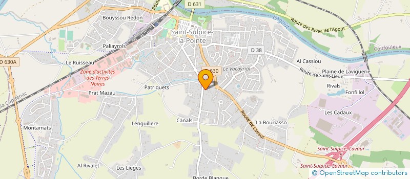 localisation de l'entreprise MADAME WINIFRED MARSHALL à SAINT-SULPICE-LA-POINTE