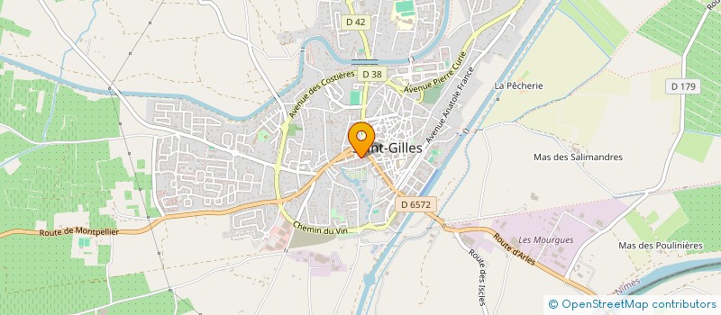 localisation de l'entreprise MADAME WINONA GARCIA  SAINT-GILLES