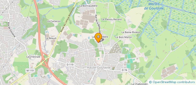 localisation de l'entreprise MADAME WINONA VRIGNAUD  HAUTE-GOULAINE