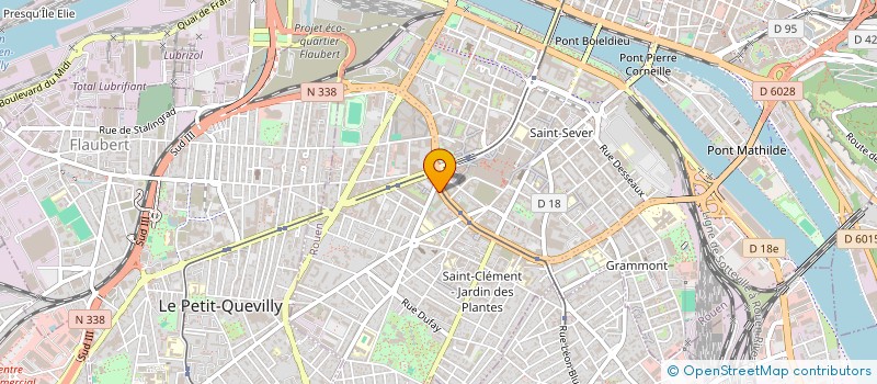 localisation de l'entreprise MADAME WINSEDY TEHI  ROUEN