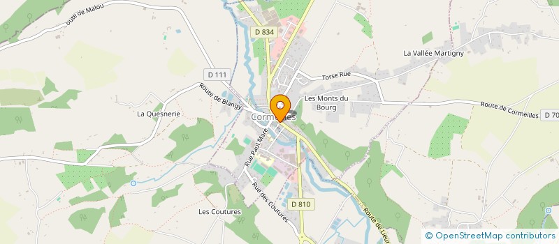 localisation de l'entreprise MADAME WINSY JAMAIN  CORMEILLES