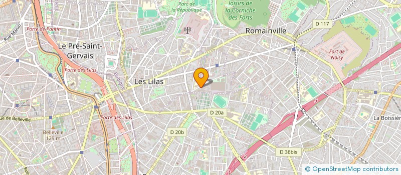 localisation de l'entreprise MADAME WIOLETTA MICHALCZUK à LES LILAS