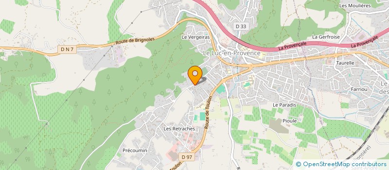 localisation de l'entreprise MADAME WIPAPORN SAINGAM  LE LUC