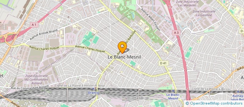localisation de l'entreprise MADAME WISAME KALLIFE à LE BLANC-MESNIL