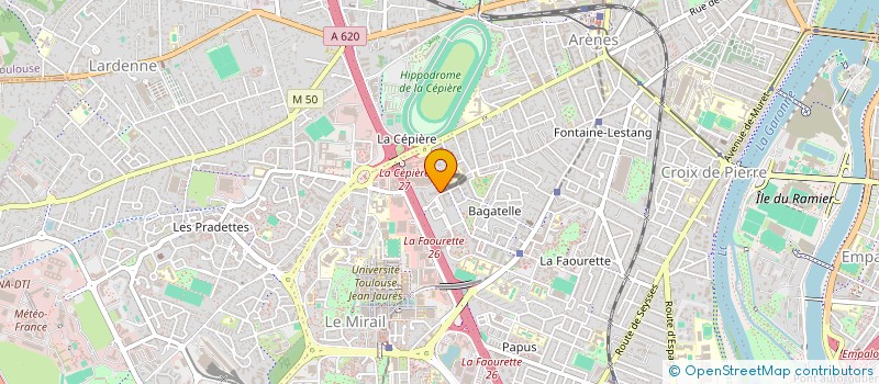localisation de l'entreprise MADAME WISLINE THEUS à TOULOUSE