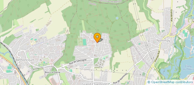 localisation de l'entreprise MADAME WISSAL MAJID  GRAND-CHARMONT