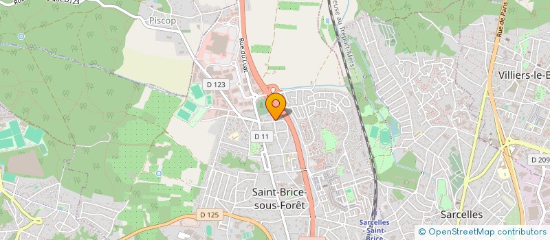localisation de l'entreprise MADAME WISSAL YAHIAOUI à SAINT-BRICE-SOUS-FORET