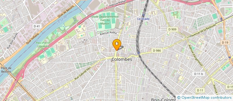 localisation de l'entreprise MADAME WISSAM BAOUZ  CLICHY